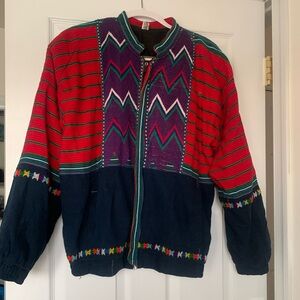 Vintage bomber jacket from Guatemala